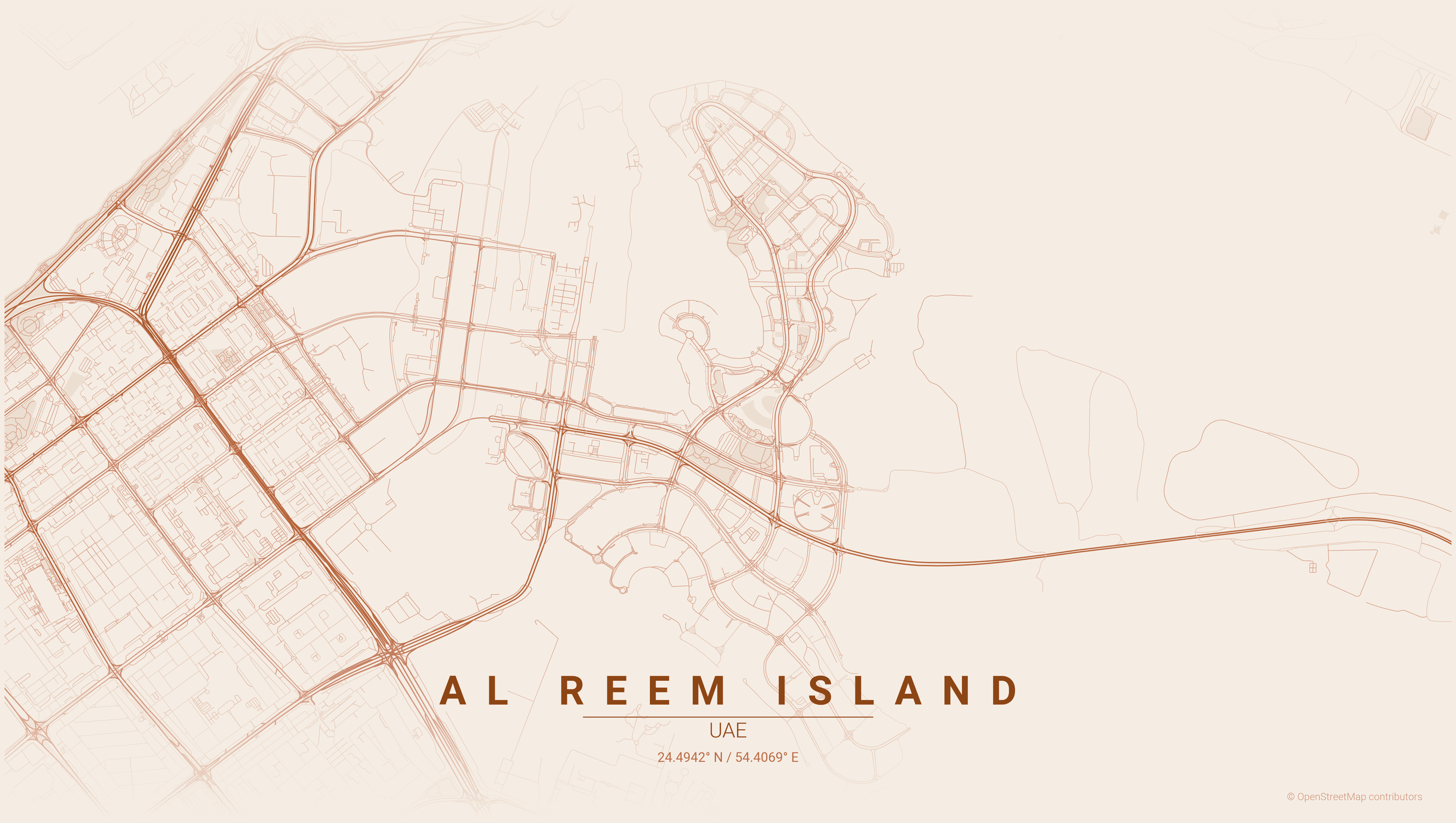 Map of Al Reem Island